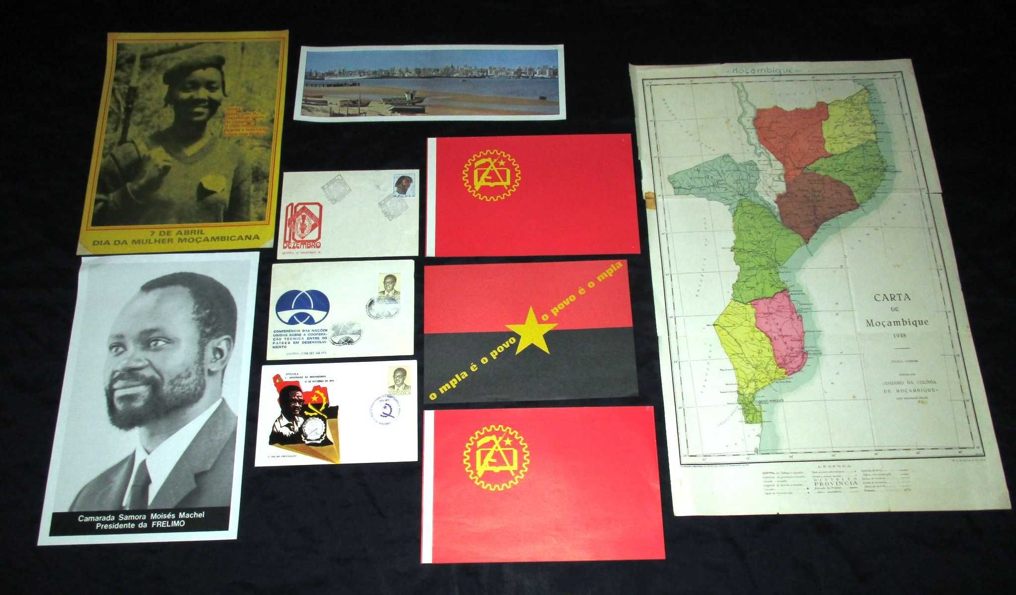 Livros Folhetos brochuras vintage Moçambique Angola Frelimo Bocage