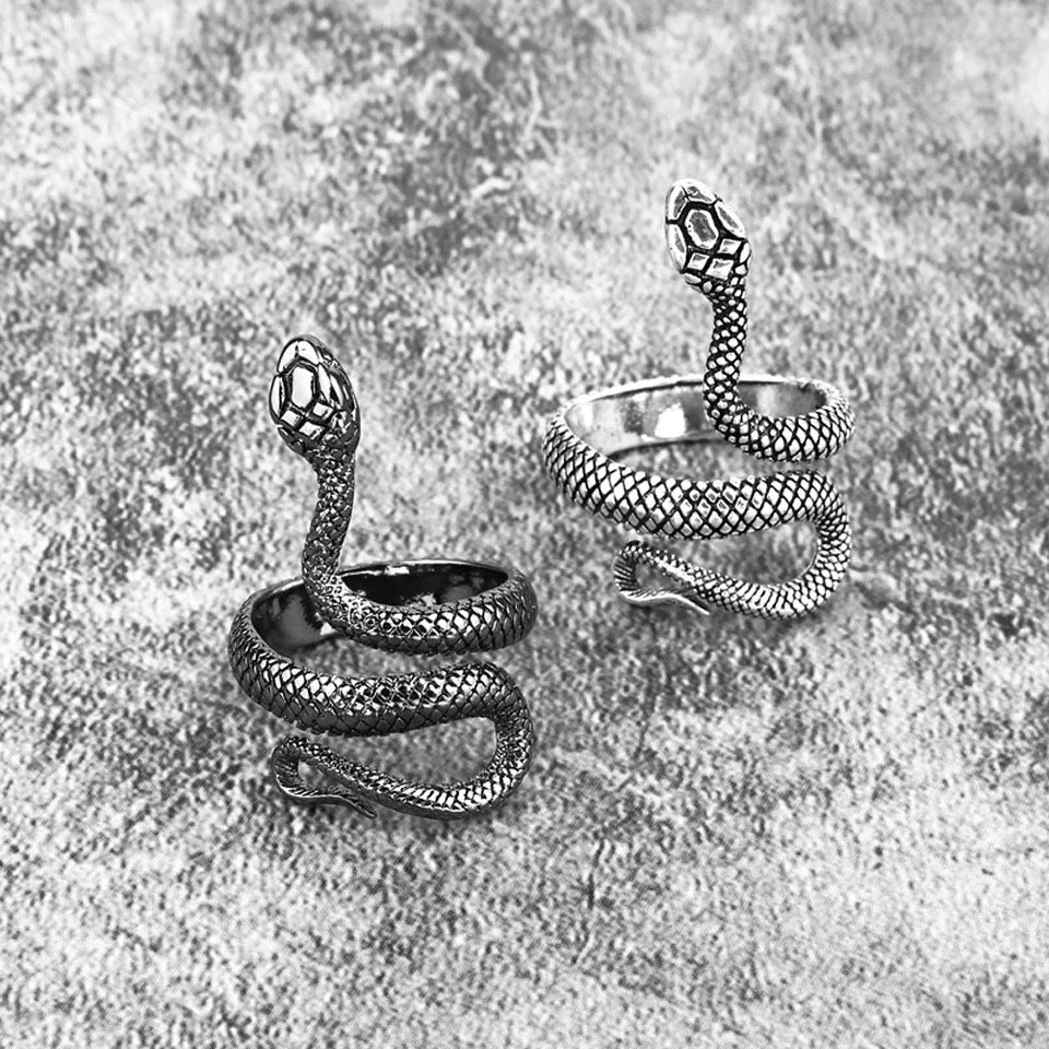 Каблучка/кільце/перстень змія у двух кольорах