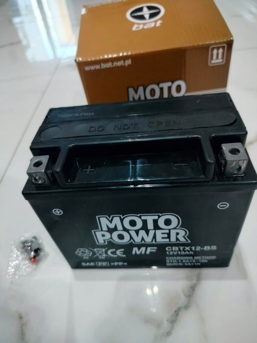 Nowy Akumulator motocyklowy CBTX12-BS 12V10Ah