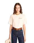 Футболка Sporty & Rich The Carlyle Souvenir T-Shirt Cream