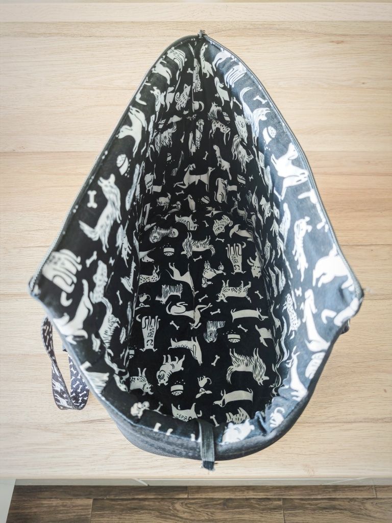 Torba dla psa John Dog Black Comics dla psa do 5 kg