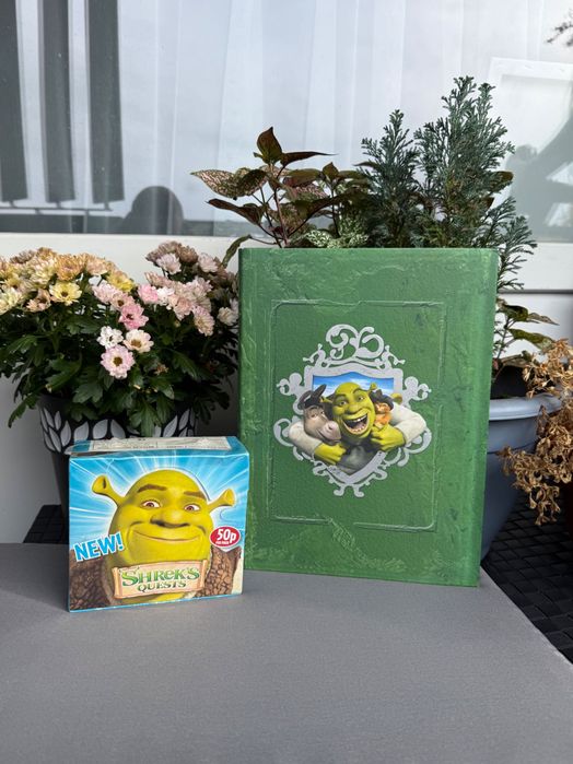 Фул Шрек коллекция амулеты медальки медальоны альбом Shrek журналы