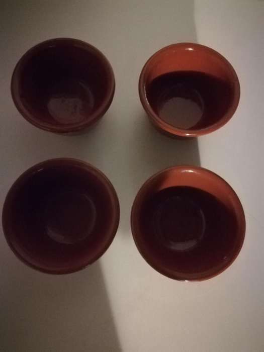 Taças de barro