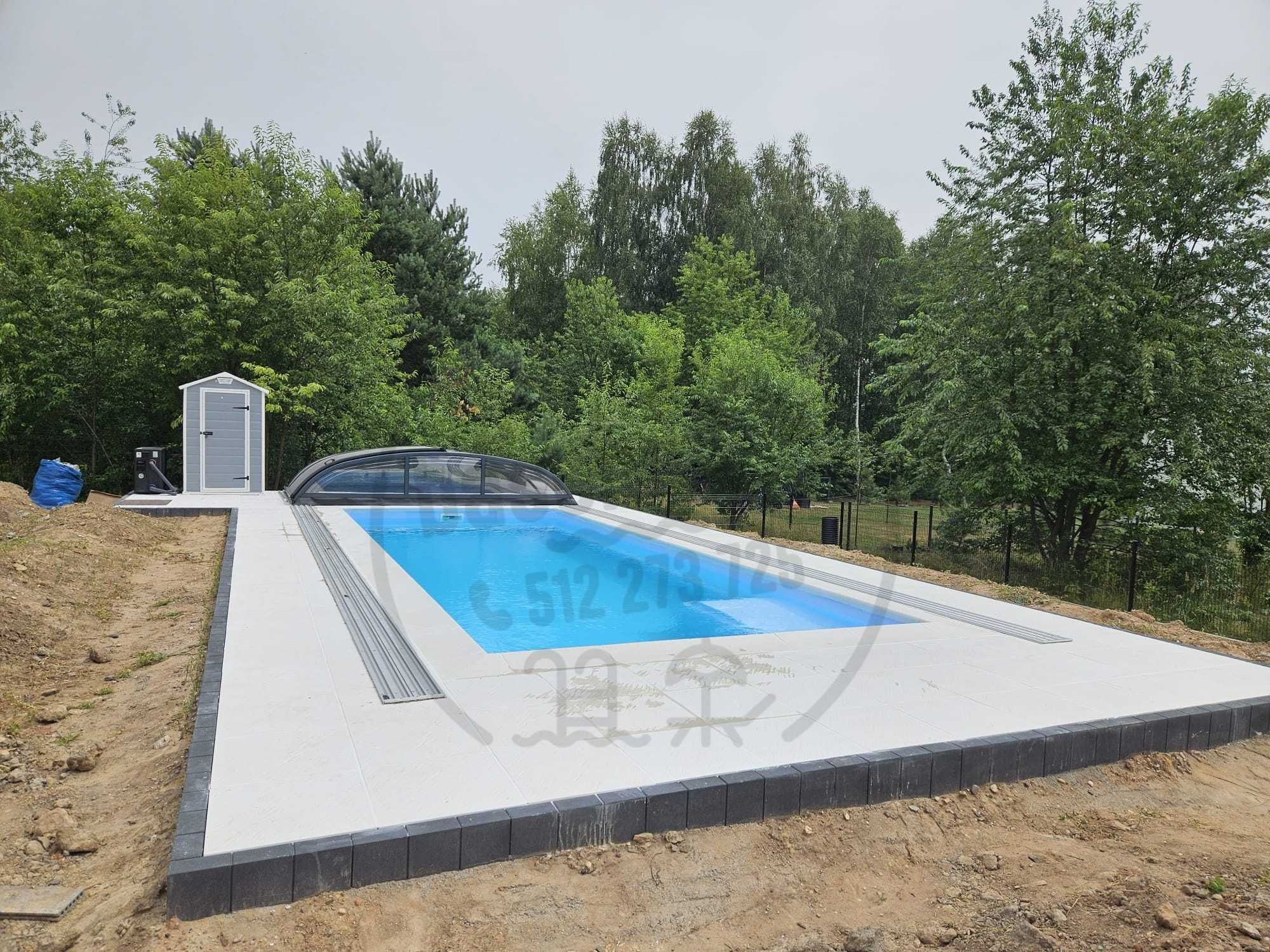 Montaż basenów ogrodowych, montaż basenu, basen