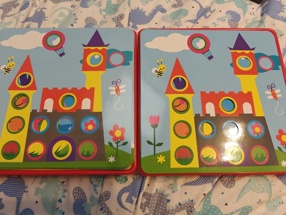 Układanka mozaikowa guziki ( 2 szt dla bliźniaków)