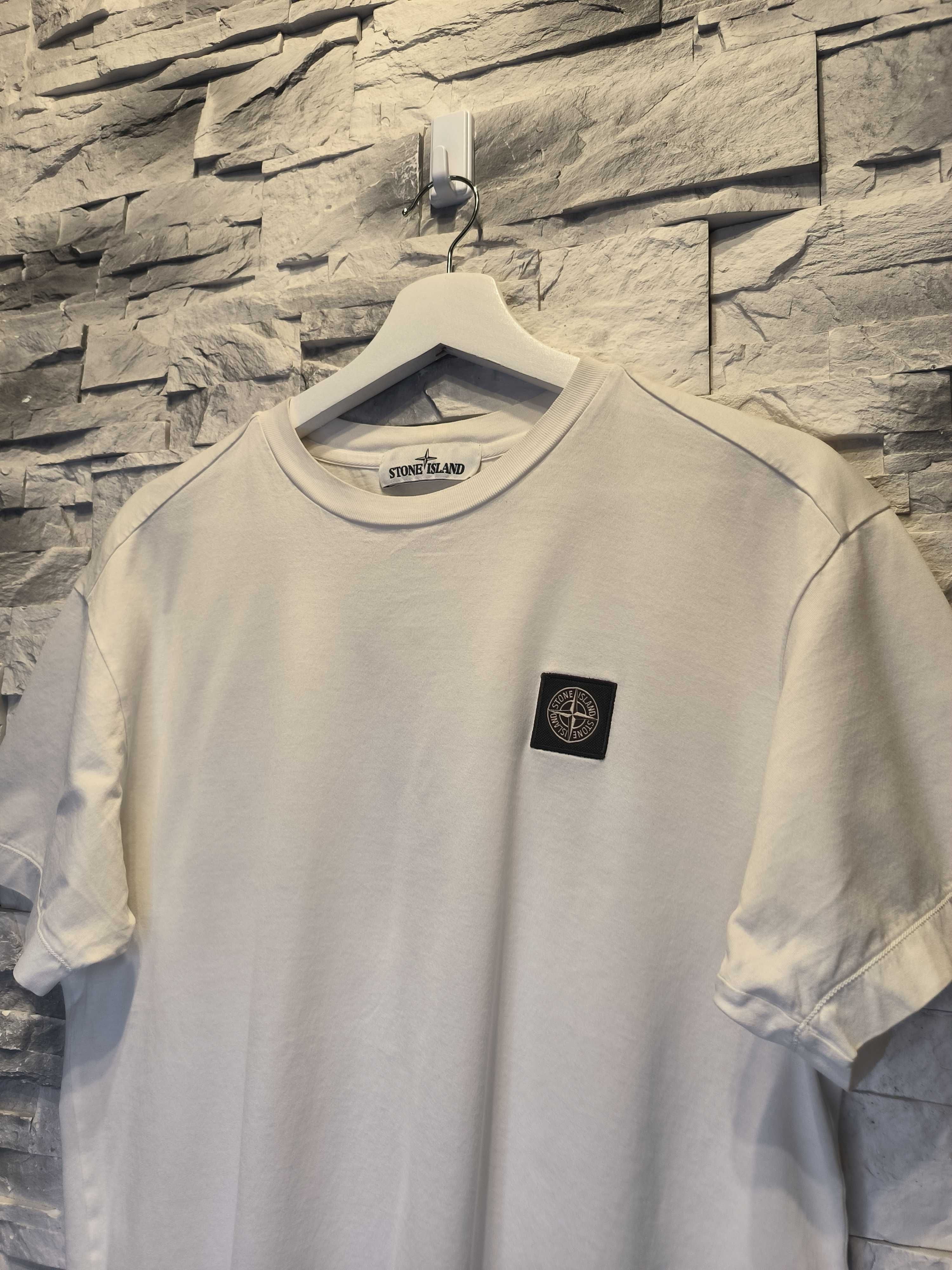 Koszulka Stone Island T-Shirt Biała Logo