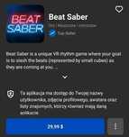 Gry Oculus Meta Quest 2 / 3 - Beat Saber