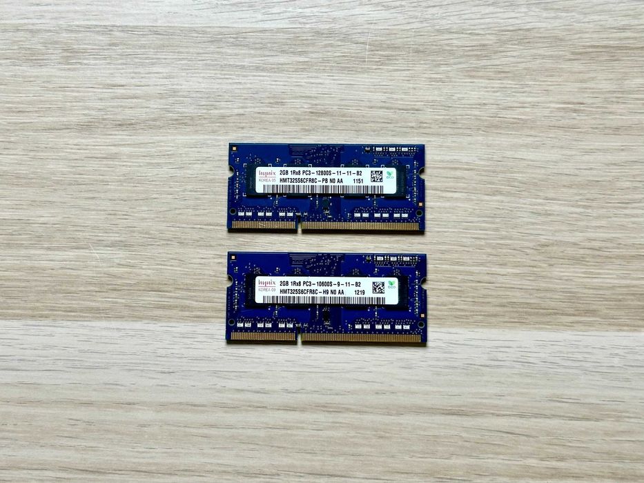 RAM Hynix 4GB DDR3L PC3L 12800S 11 11 B2 (2x2GB) – sprawna, testowana