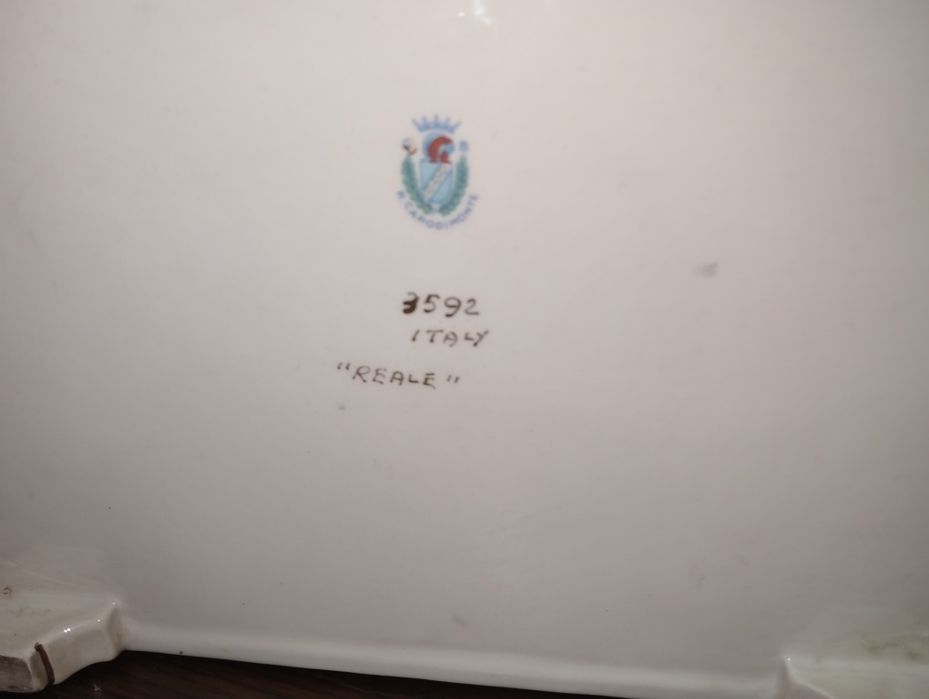 Antiguidades - caixa de loiça italiana