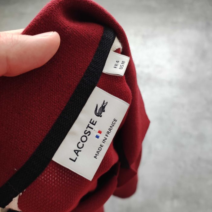 MĘSKA Koszulka Bluzka Grubsza Elegancka PREMIUM Lacoste France Polo