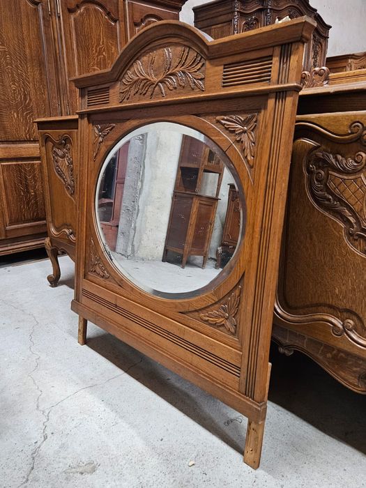 Stare lustro secesja do toaletki Komody lub na ścianę /