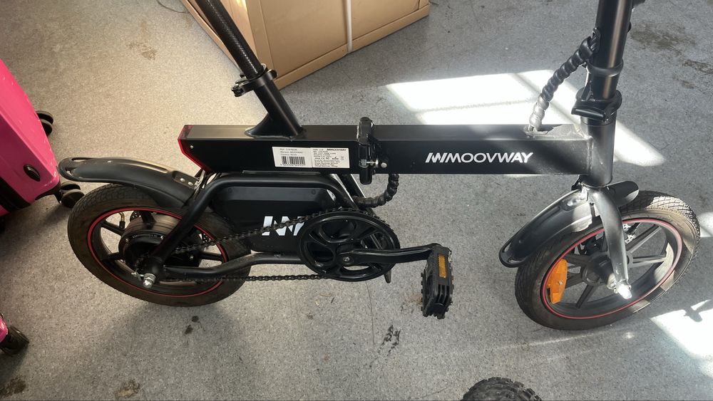 Rower elektryczny skladany