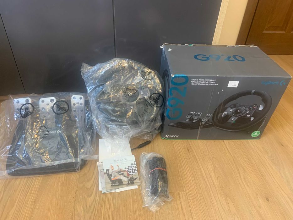 Игровий руль Logitech G920 PC/Xbox (thrustmaster) відео/тести g923