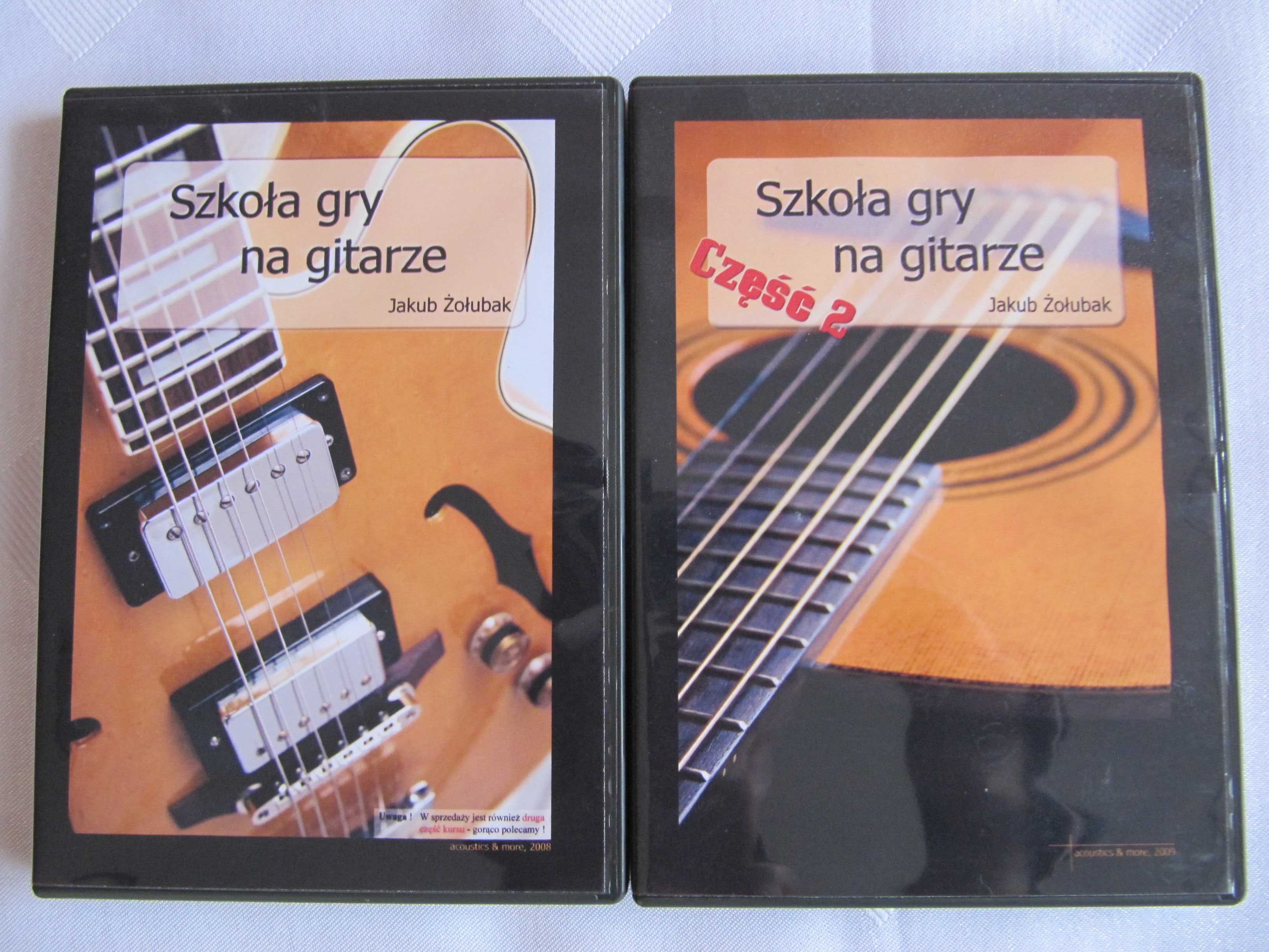 profesjonalny kurs (szkoła) gry na gitarze na 4 x CD - NOWE