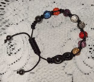 Shamballa bransoletka kolorowa