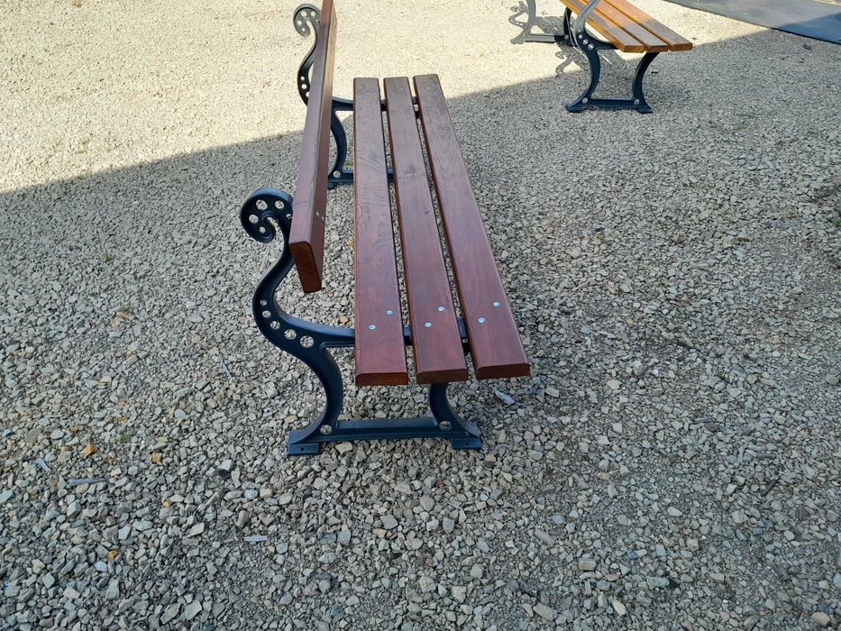 ławka żeliwna parkowa ogrodowa solidna 35kg dostępne natychmiast