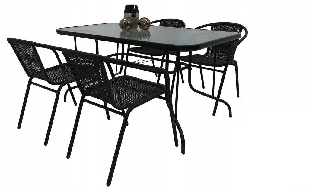 Меблі на терасу, кафе, стіл і стільці, вуличні, садові меблі