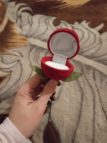 Коробочка для украшений на подарок роза розочка для хранения свадьбы