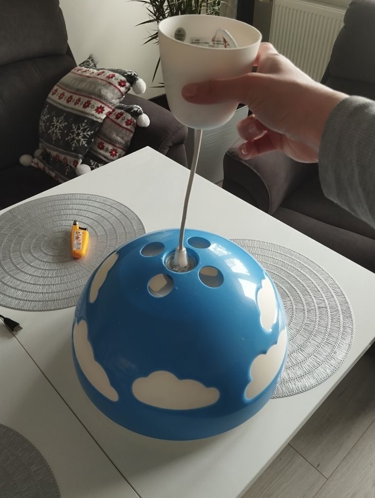 Lampa Ikea chmury chmurki dziecięca