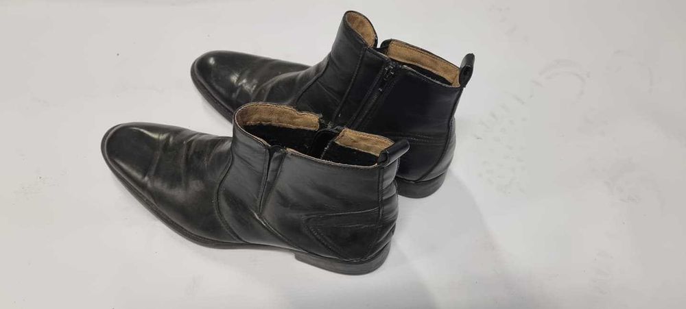 Buty męskie Botki czarne krótkie rozmiar 42