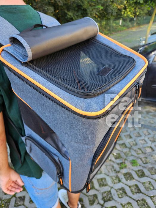 Plecak dla kota psa transporter duży rozkładany pojemny do zwierząt