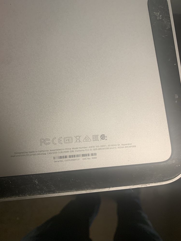 Apple A1418 21.5