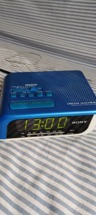 Radio budzik zegar SONY ICF-C205