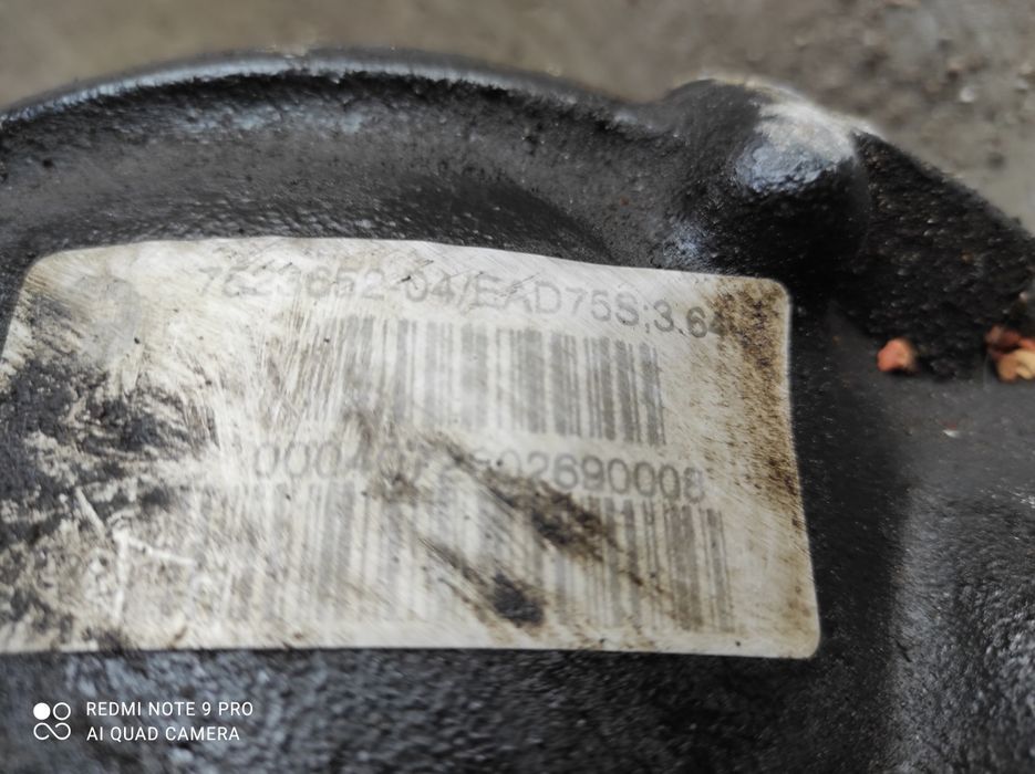 Most dyferencjał przedni BMW e83 X3 3.0i 231KM sprawny 3.64