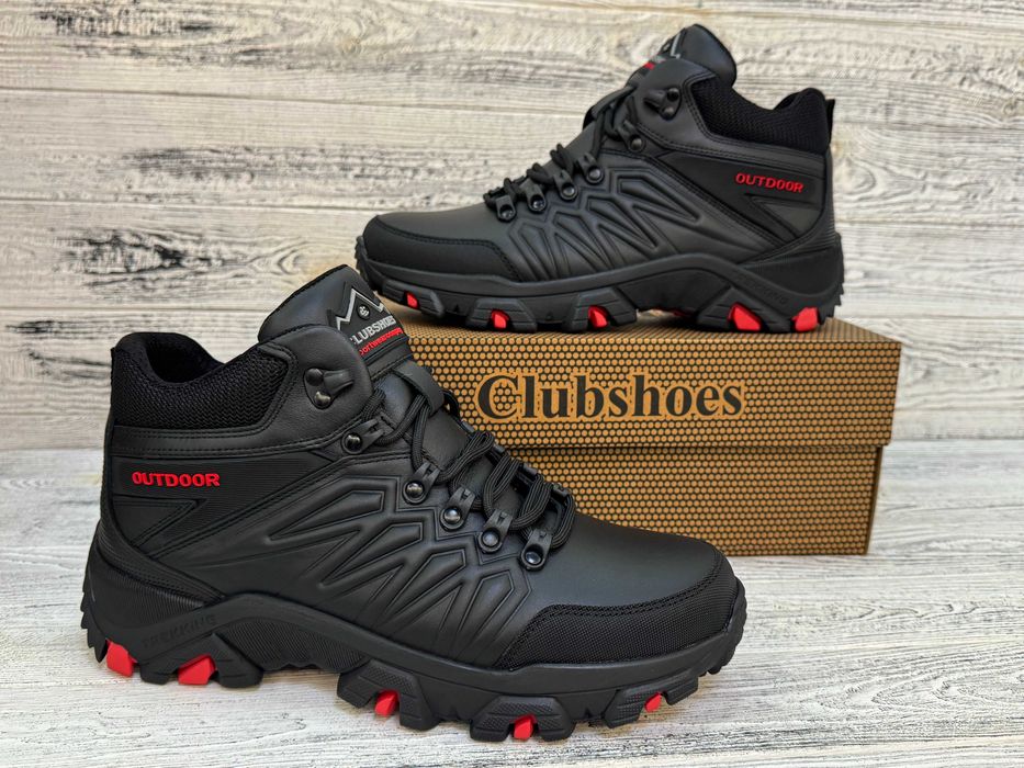 Кожаные термо ботинки gore tex CLUBSHOES Натур кожа! Гарантия! р40-47