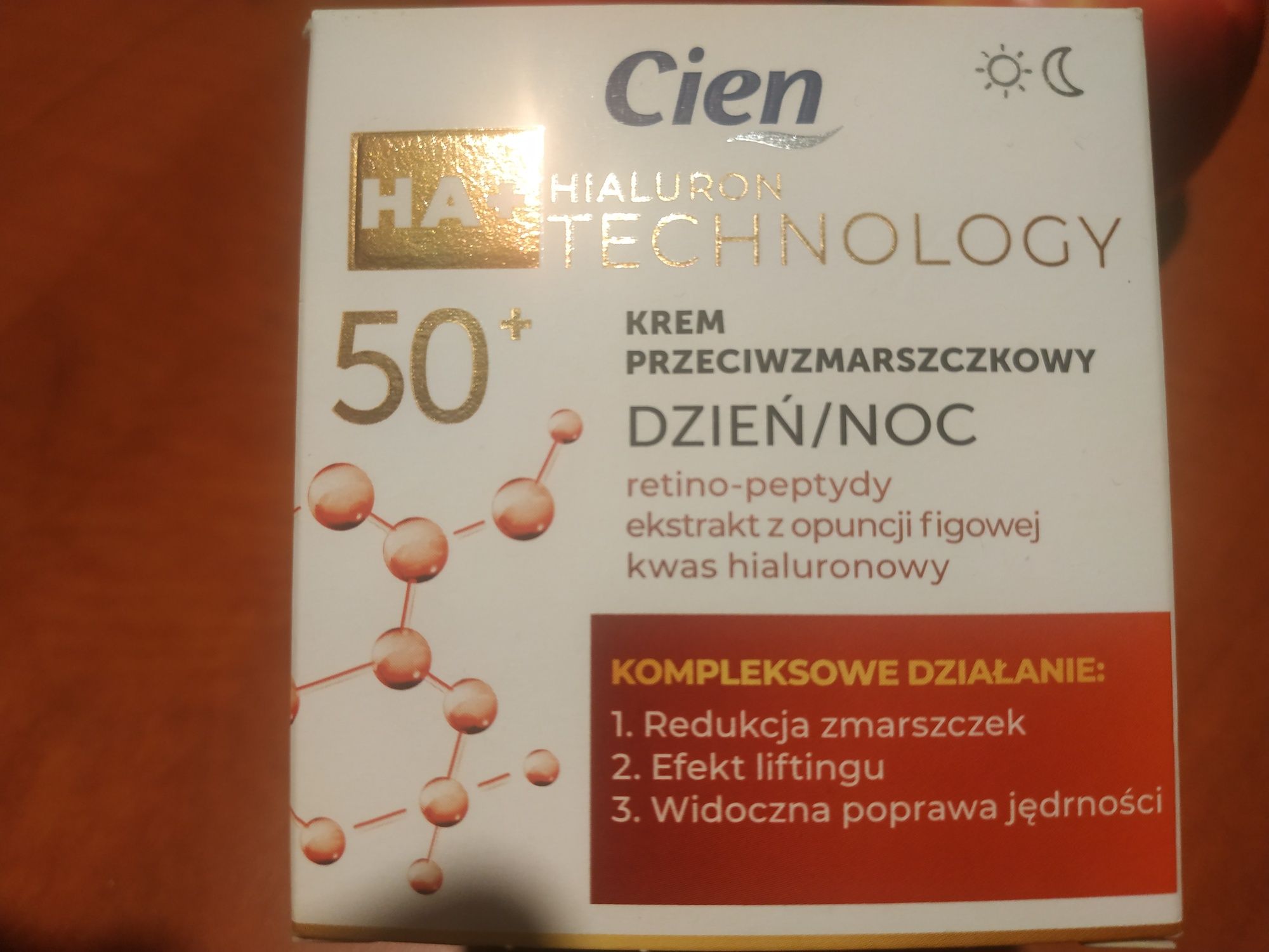 Hialuron Technology krem Redukcja zmarszczek Efekt liftingu