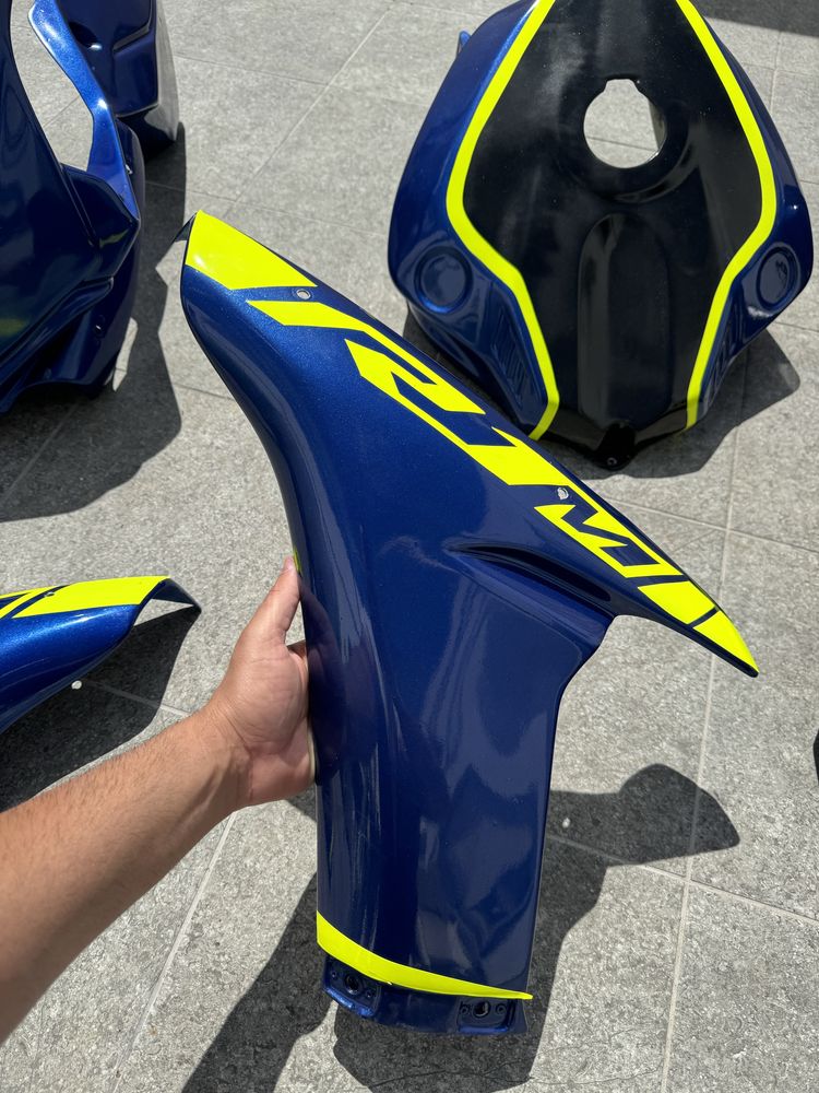 Carenagens fibra yamaha r1 2015 a 2018