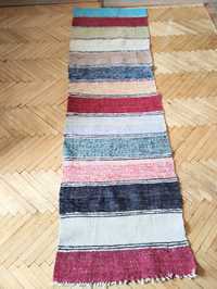 Авторский ткацкий коврик ручной работы, ковровая дорожка 1.9 м