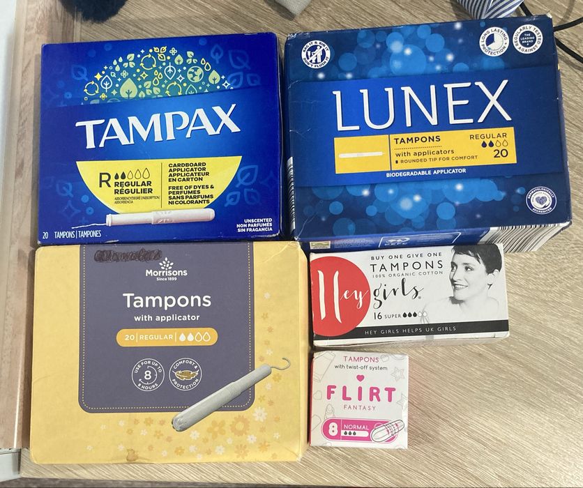 Обміняю прокладки,тампони