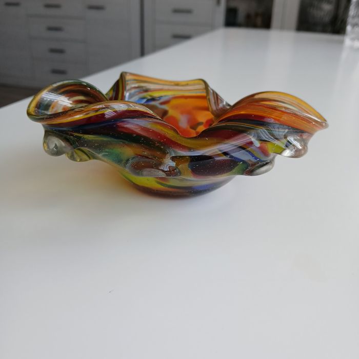 Żadka popielniczka Stanisława Machę PRL. Ząbkowice.