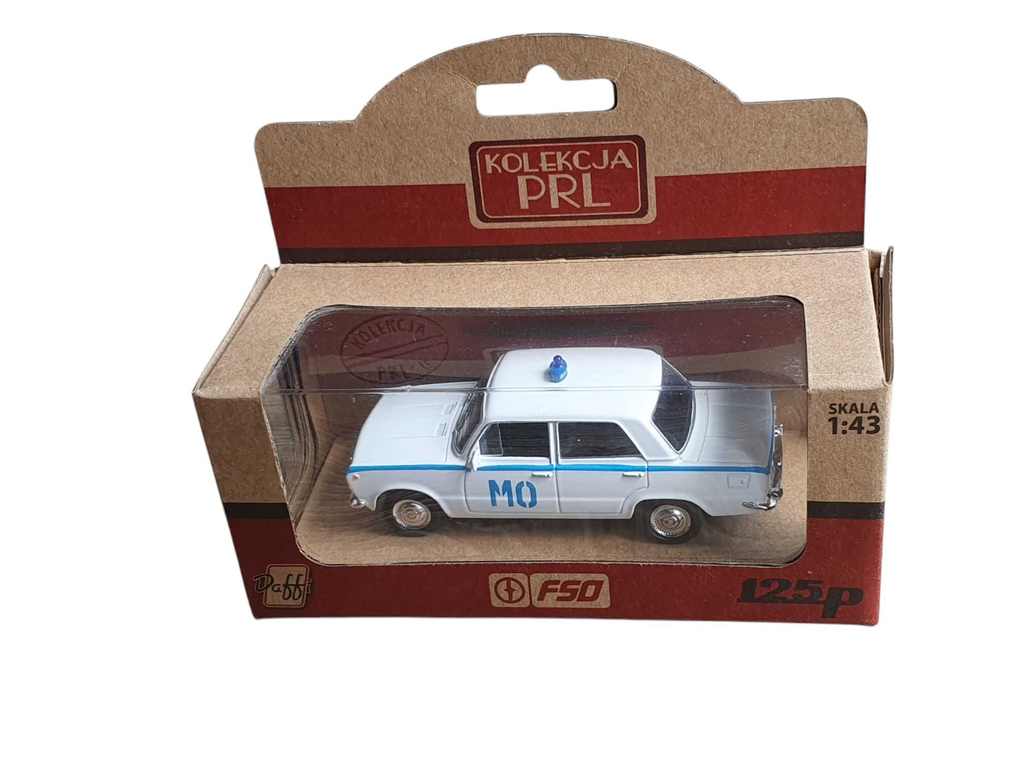 Model Samochodu MO Fiat 125p duży Fiat skala 1:43 Kolekcja PRL Daffi