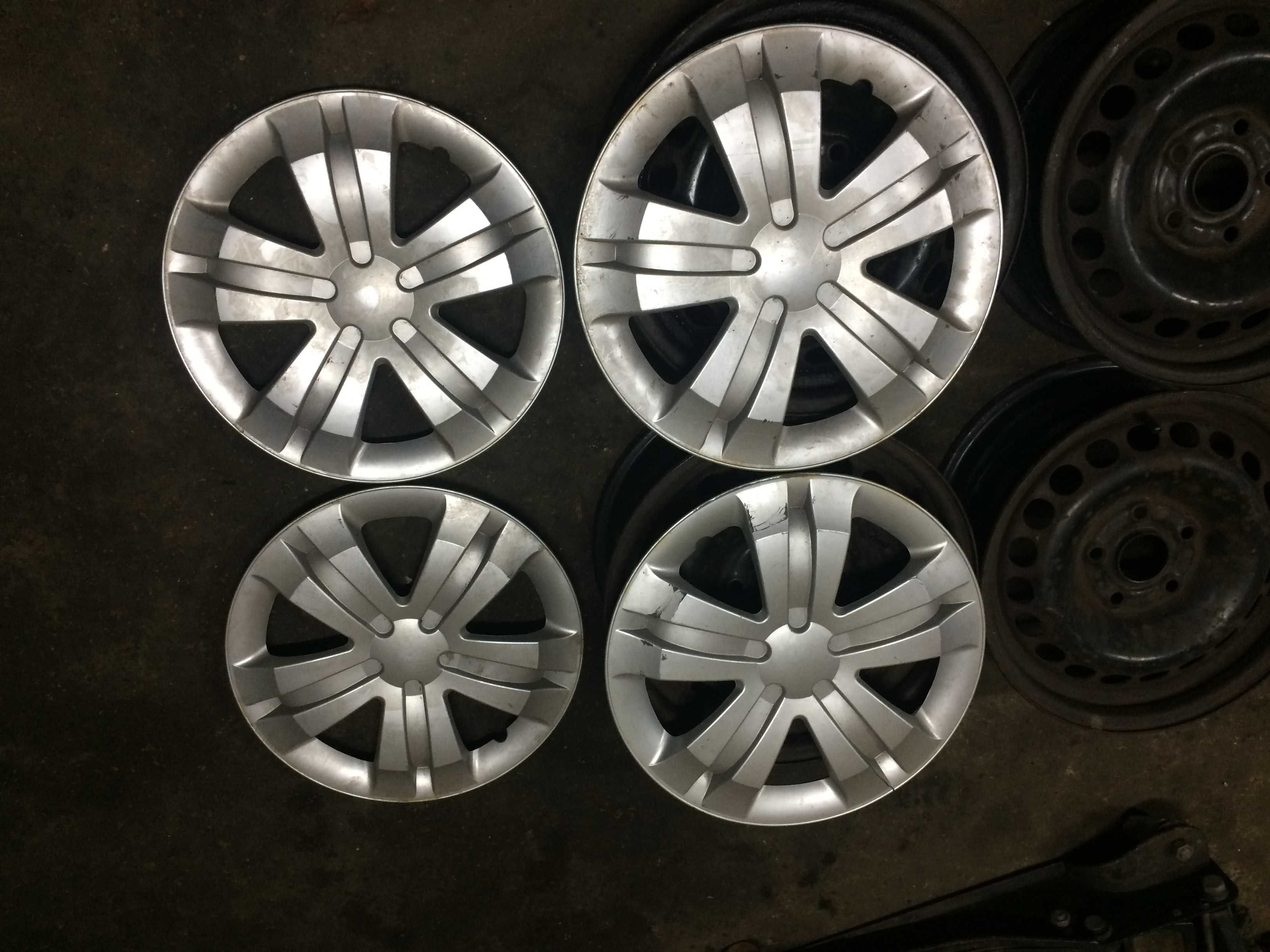 диски 5*112 R15 6J*15H2 Volkswagen Фольцваген + колпаки -4шт