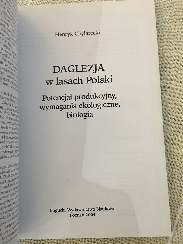 Daglezja w lasach Polski leśnictwo dendrologia