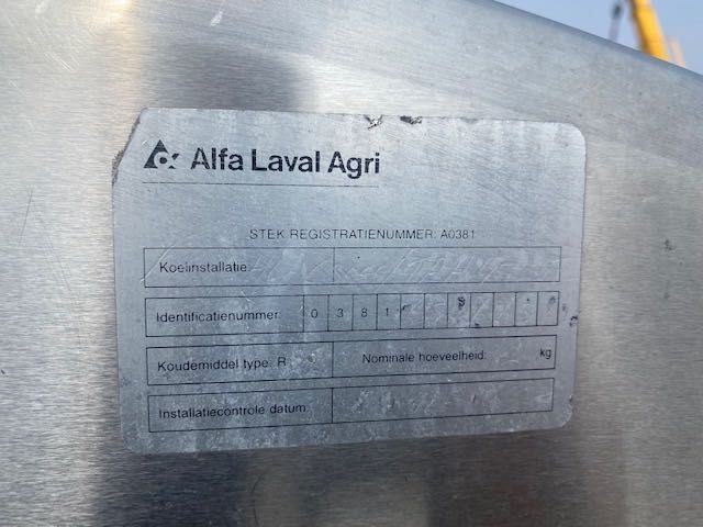 ALFA LAVAL schładzarka do mleka 3000 litrów
