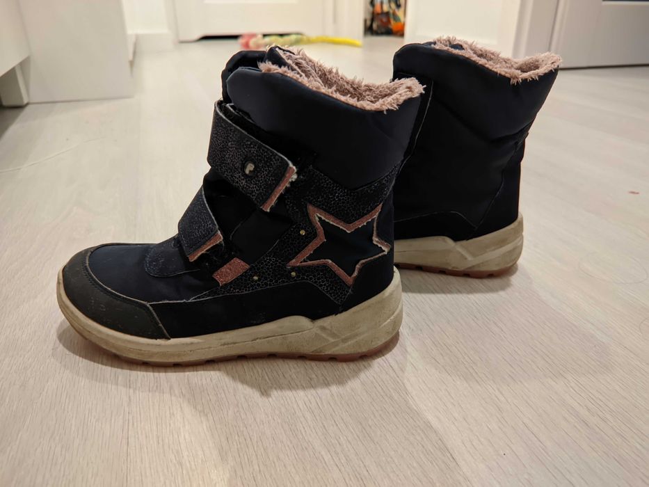Buty zimowe dziewczęce  świecące Ricosta 33