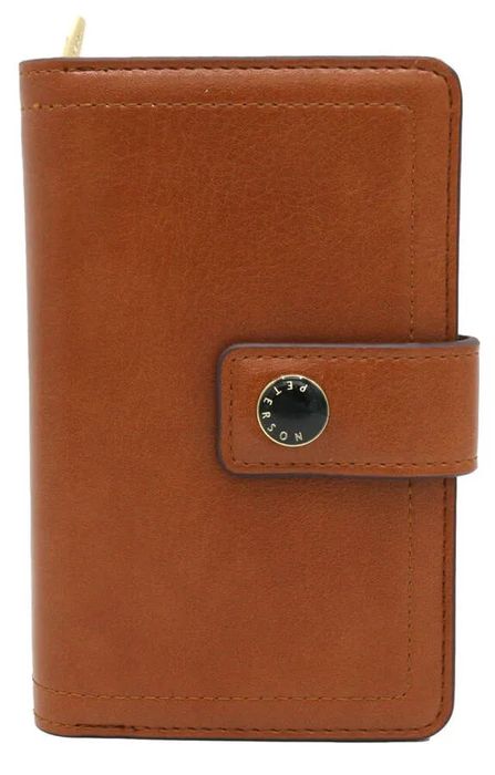 portfel peterson ptn 002-f z eko skóry, wyposażony w technologię rfid.