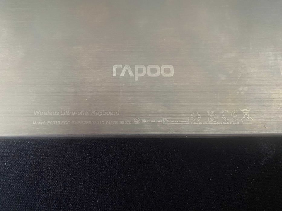 Rapoo E9070. Wireless ultra slim, cyrylica, кирилица