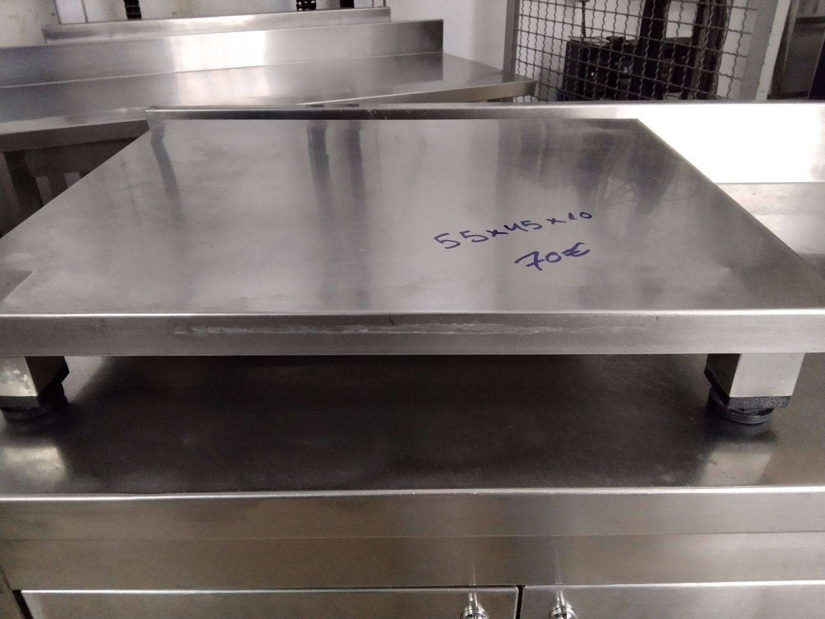 Bancada inox baixa