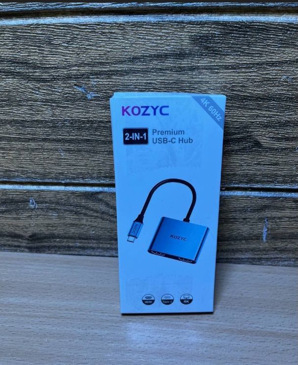 Адаптер KOZYK USB C на два HDMI