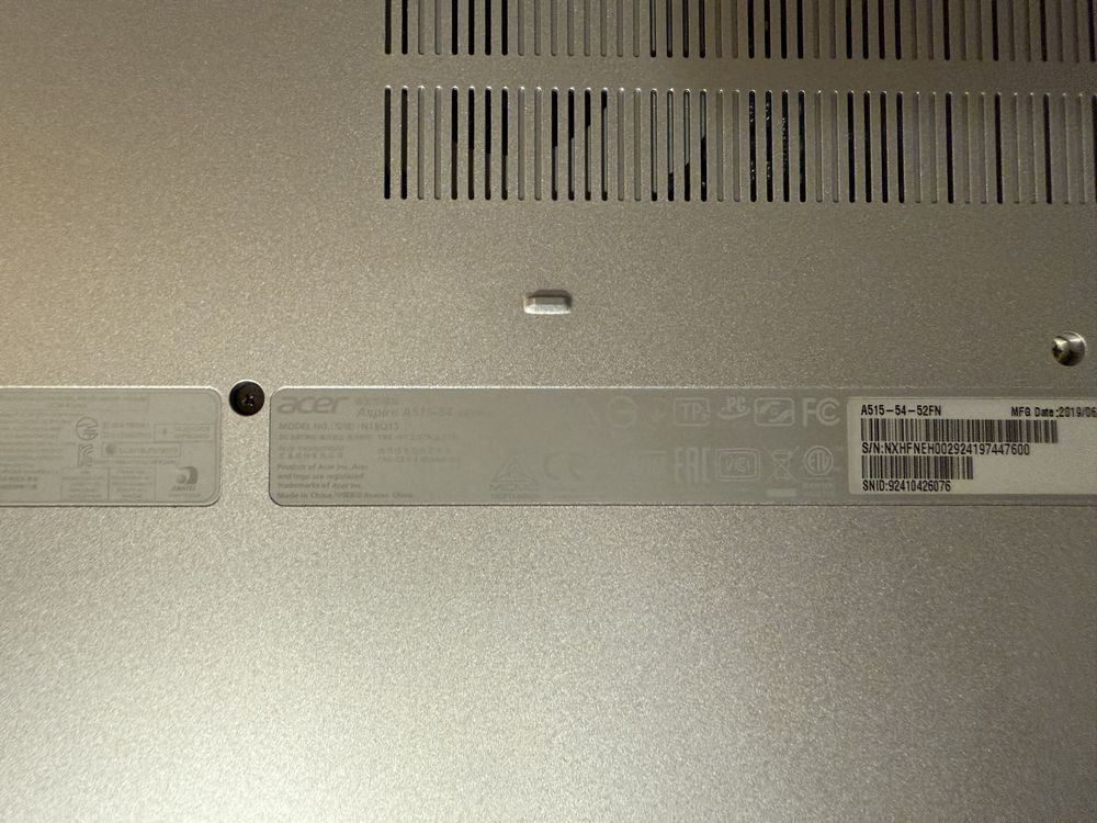 Laptop acer aspire A515-54