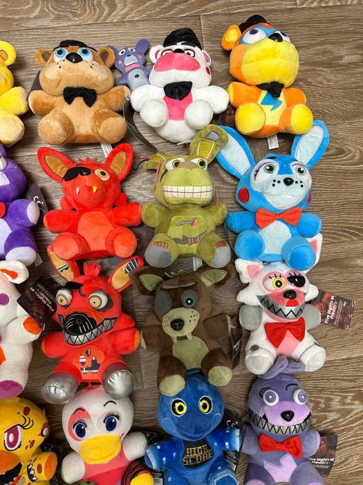 Плюшевые игрушки 5 Ночей с Фредди Фнаф Бони Фокси Чика Спрингтрап Манг