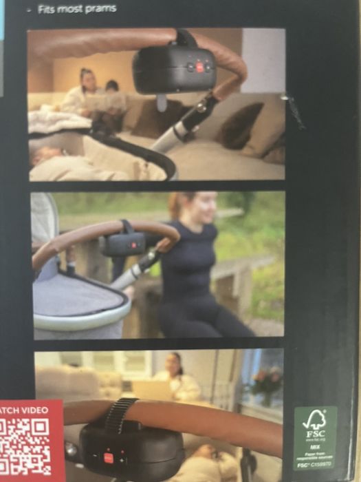 Авто-гойдалка від ZAZU ROBBi дл коляски з датчиком плачу