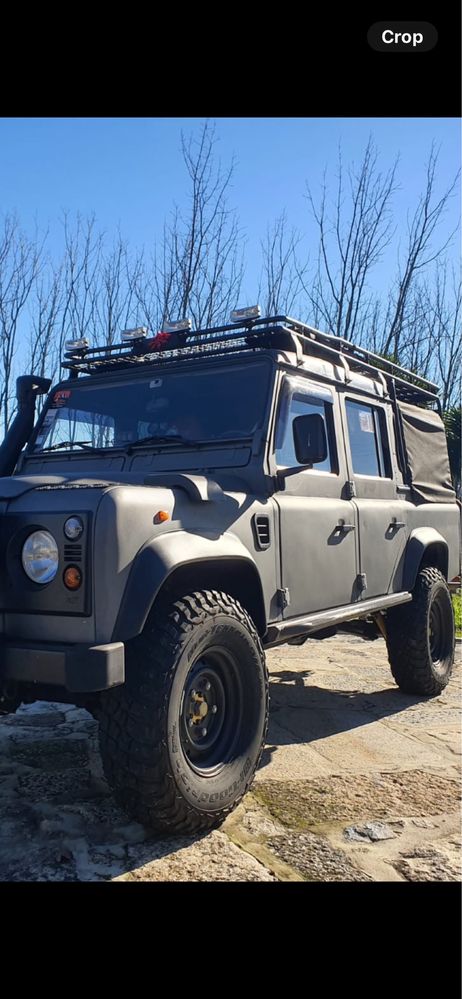 Roof rack defender 110 - escadas, toldo & luzes