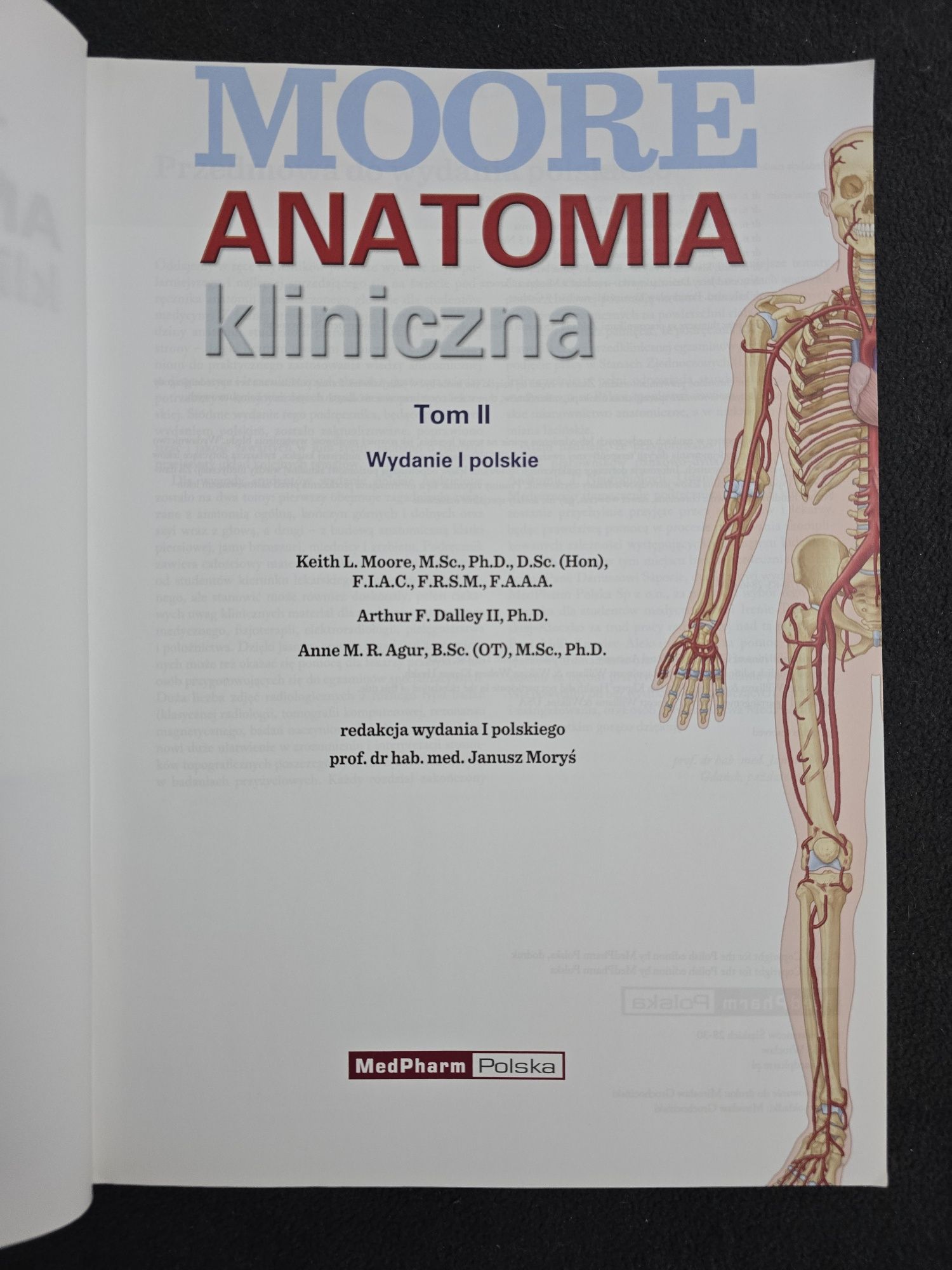 Anatomia kliniczna MOORE'A Tom 1-2