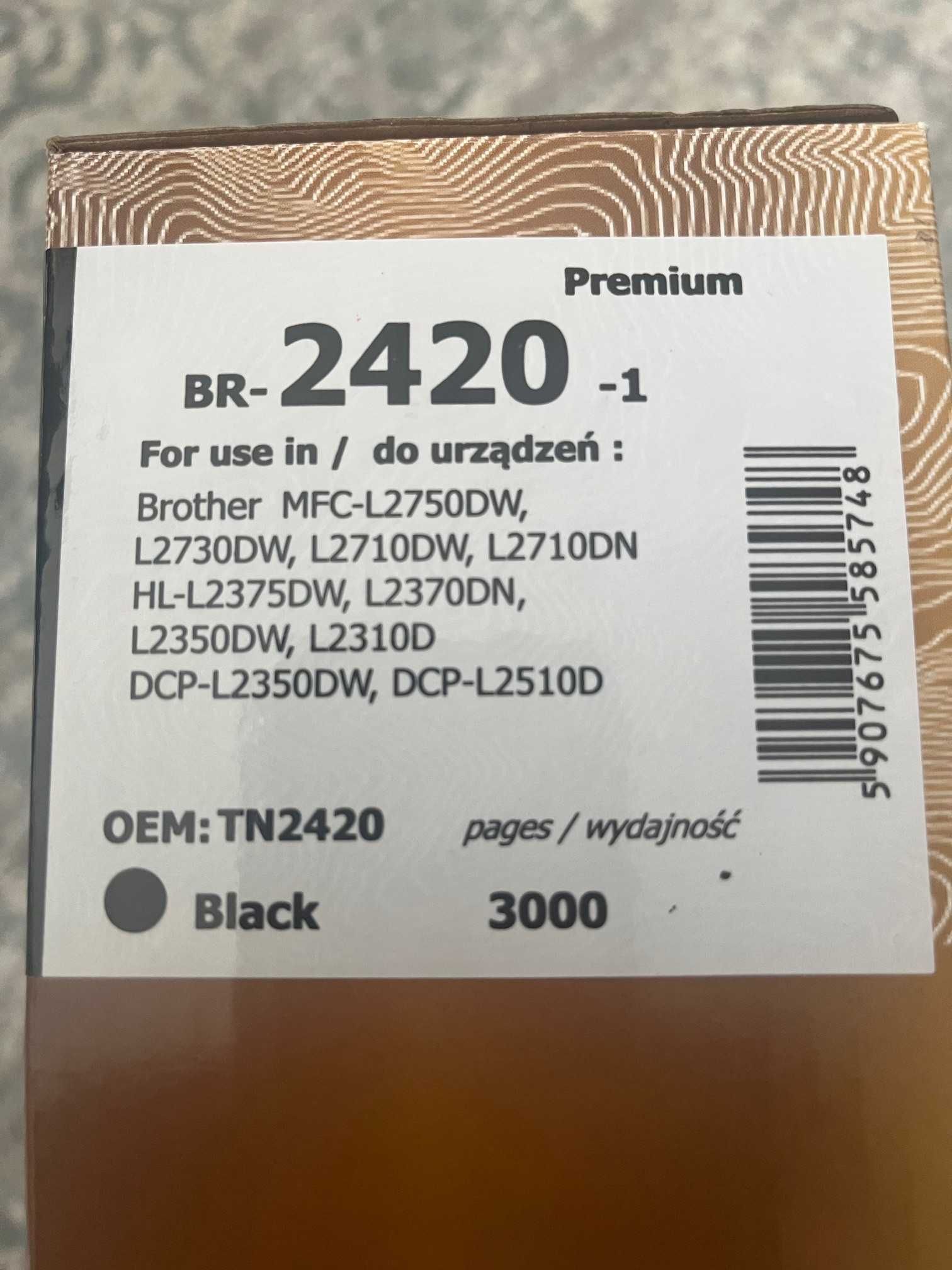 Toner TN-2420 XL do drukarki Brother MFC-L2710DW HL-L2310D TN2420 CHIP