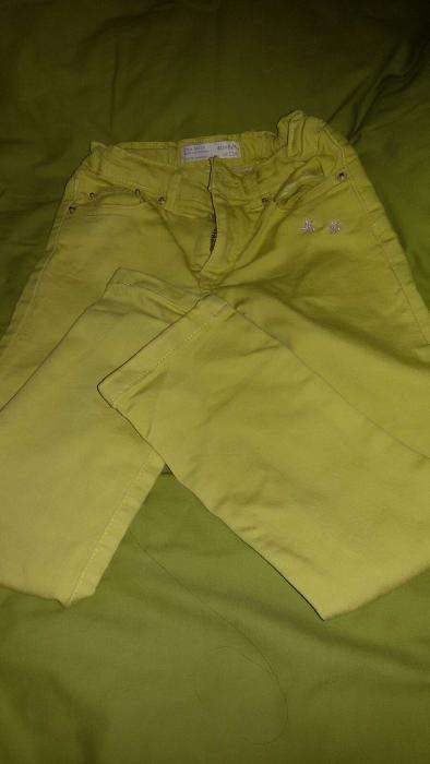 Calça Amarela Zara menina